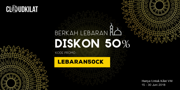 Diskon 50% Kilat VM di Hari Raya 