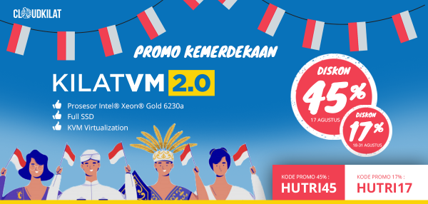 Promo HUT RI Diskon 45% & 17% Kilat VM 2.0